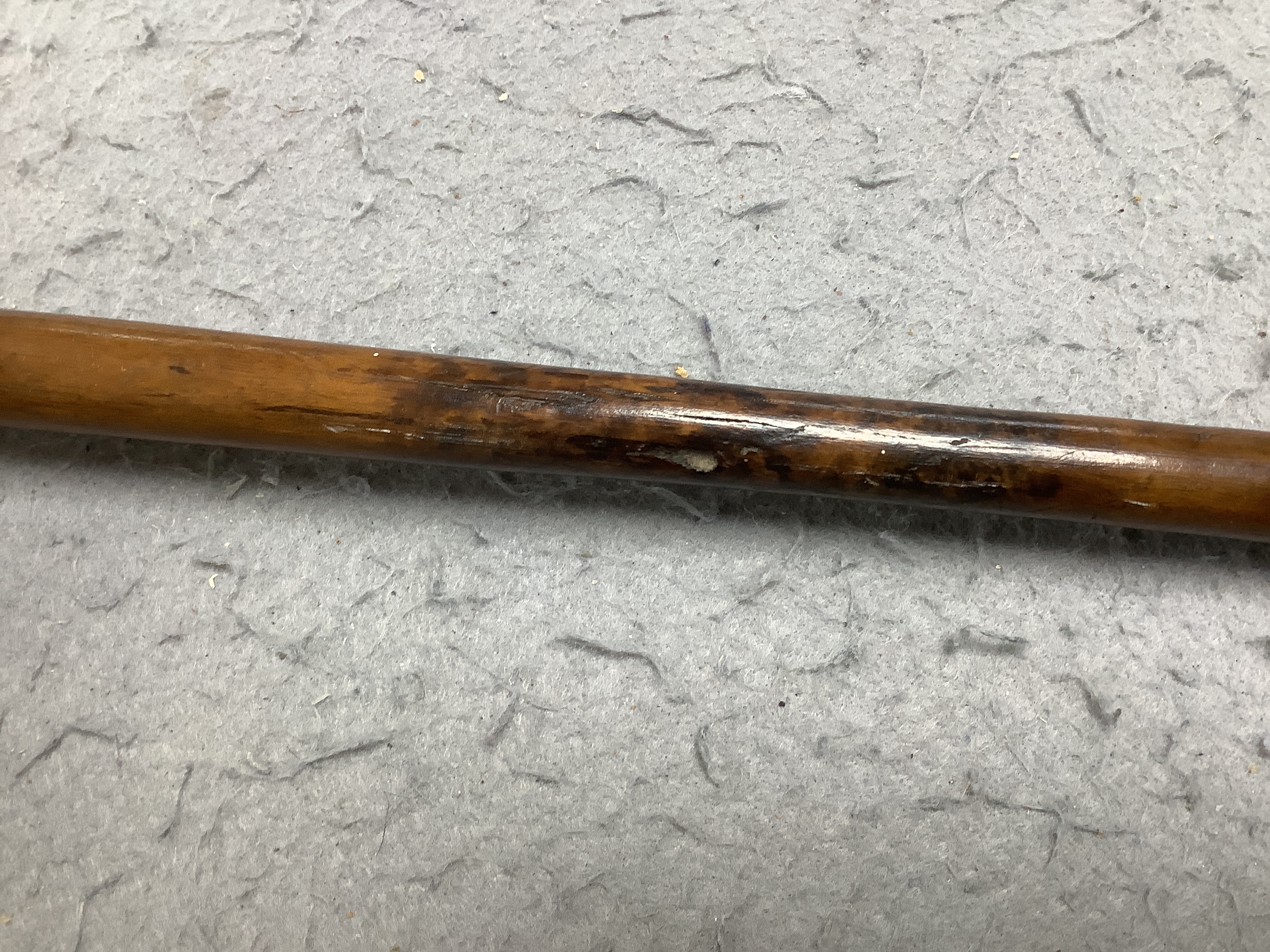 An African spear with wire grip, length 92.5cm